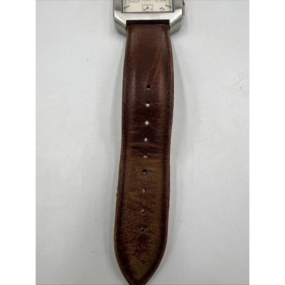 Cutter & Buck Chronograph Wristwatch Stainless Steel Back Leather Not Tested - Picture 9 of 16